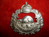 10th Battalion (Calgary, Alberta) Scarcer White Metal version Cap Badge, Hicks & Sons